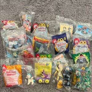 Assorted Lot of Burger King and McDonald's kid's meal toys